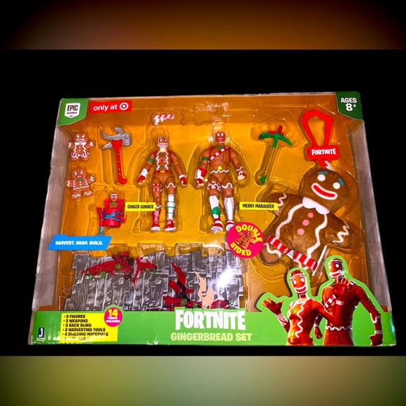 Target Exclusive Fortnite Figures Gingerbread Set - Picture 2 of 4